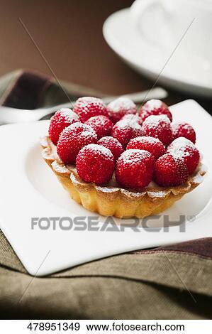 Close-up of tart in a tray View Large Photo Image Stock Photo - Close-up of tart in a tray. Fotosearch