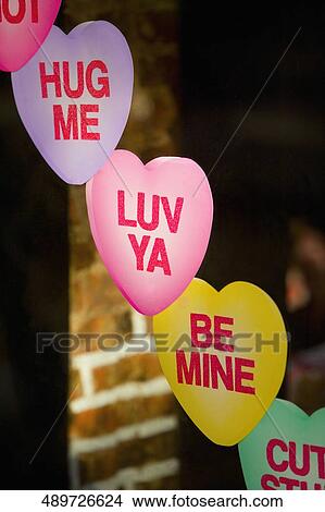 Close-up of texts written on heart shape objects, New York City, New York State, USA View Large Photo Image Picture - Close-up of texts written on heart shape objects, New York City, New York State, USA. Fotosearch