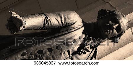 Close-up of the George Washington statue, Wall Street, Manhattan, New York City, New York State, USA View Large Photo Image Stock Photo - Close-up of the George Washington statue, Wall Street, Manhattan, New York City, New York State, USA. Fotosearch