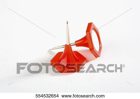 Close-up of two thumbtacks View Large Photo Image Picture - Close-up of two thumbtacks. Fotosearch