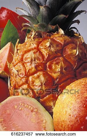 Close-up of various type of fruits View Large Photo Image Stock Photo - Close-up of various type of fruits. Fotosearch