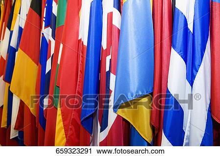 Close-up of various types of flags, Washington DC, USA View Large Photo Image Stock Image - Close-up of various types of flags, Washington DC, USA. Fotosearch