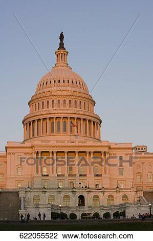 Facade of a government building, State Capitol Building, The Mall, Washington DC, USA View Large Photo Image Stock Image - Facade of a government building, State Capitol Building, The Mall, Washington DC, USA. Fotosearch