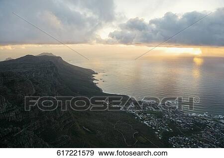 High angle view of a coast View Large Photo Image Stock Photo - High angle view of a coast. Fotosearch