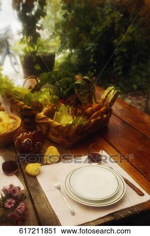 High angle view of a dining table View Large Photo Image Stock Image - High angle view of a dining table. Fotosearch