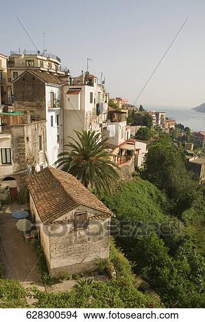Houses in a town, Vietri sul Mare, Costiera Amalfitana, Salerno, Campania, Italy View Large Photo Image Picture - Houses in a town, Vietri sul Mare, Costiera Amalfitana, Salerno, Campania, Italy. Fotosearch