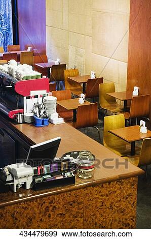 Interiors of a cafe View Large Photo Image Stock Photo - Interiors of a cafe. Fotosearch