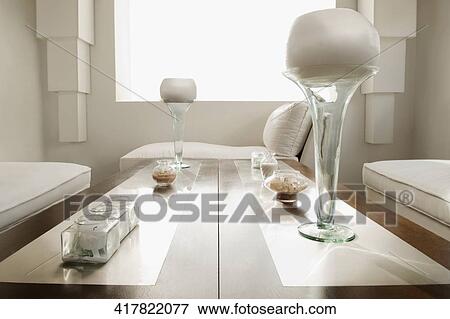 Interiors of a living room View Large Photo Image Stock Photo - Interiors of a living room. Fotosearch