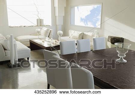 Interiors of a living room View Large Photo Image Stock Photograph - Interiors of a living room. Fotosearch