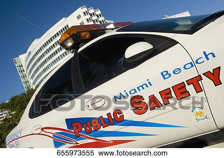 Stock Photography - Low angle view of a car, Florida, USA. Fotosearch