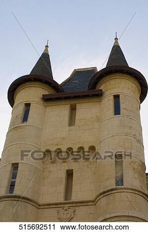 Low angle view of a castle, Biarritz, Basque Country, Pyrenees-Atlantiques, Aquitaine, France View Large Photo Image Stock Image - Low angle view of a castle, Biarritz, Basque Country, Pyrenees-Atlantiques, Aquitaine, France. Fotosearch