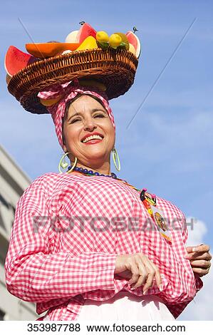 Low angle view of a mature woman selling fruits View Large Photo Image Stock Photo - Low angle view of a mature woman selling fruits. Fotosearch