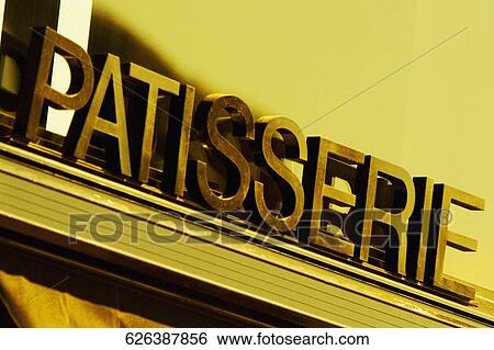Low angle view of a restaurant sign, Le Mans, Sarthe, Pays-de-la-Loire, France View Large Photo Image Stock Photograph - Low angle view of a restaurant sign, Le Mans, Sarthe, Pays-de-la-Loire, France. Fotosearch