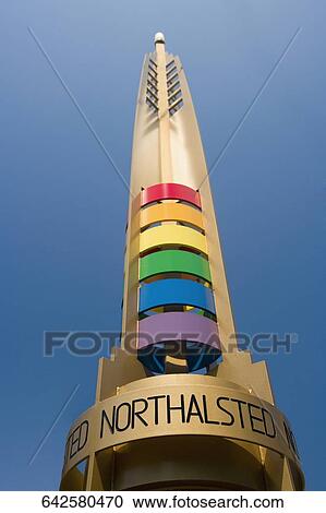 Low angle view of a sculpture, Boystown, Northalsted, Chicago, Illinois, USA View Large Photo Image Stock Image - Low angle view of a sculpture, Boystown, Northalsted, Chicago, Illinois, USA. Fotosearch