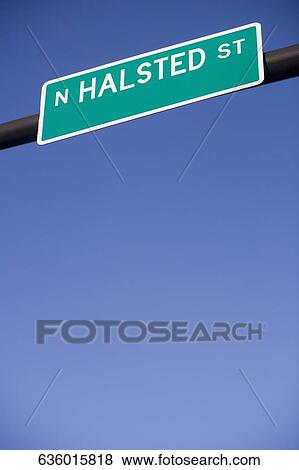 Low angle view of a signboard, Boystown, Northalsted, Chicago, Illinois, USA View Large Photo Image Stock Photo - Low angle view of a signboard, Boystown, Northalsted, Chicago, Illinois, USA. Fotosearch