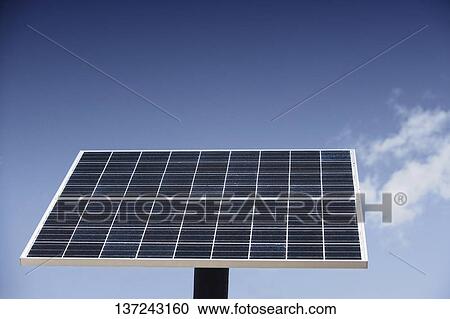 Low angle view of a solar panel View Large Photo Image Stock Image - Low angle view of a solar panel. Fotosearch