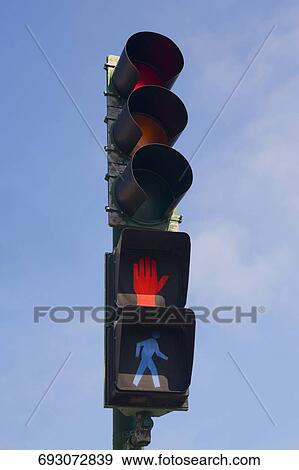Low angle view of a traffic light, Boystown, Northalsted, Chicago, Illinois, USA View Large Photo Image Stock Photo - Low angle view of a traffic light, Boystown, Northalsted, Chicago, Illinois, USA. Fotosearch