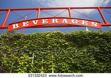 Stock Image - Low angle view of an information board, Chicago, Illinois, USA. Fotosearch