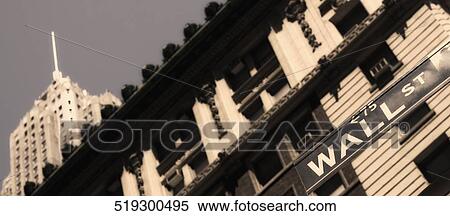 Low angle view of an information sign, Wall Street, Manhattan, New York City, New York State, USA View Large Photo Image Stock Photography - Low angle view of an information sign, Wall Street, Manhattan, New York City, New York State, USA. Fotosearch