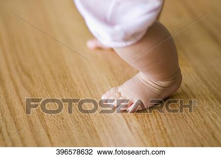 Low section view of a baby walking View Large Photo Image Stock Image - Low section view of a baby walking. Fotosearch