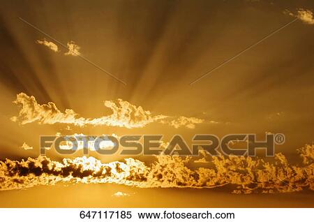 Stock Photography - Panoramic view of the sky, Shasta Lake, California, USA. Fotosearch