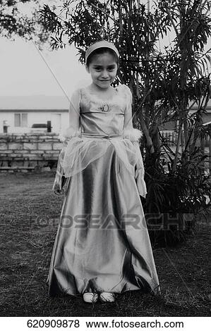 Portrait of a girl in costume View Large Photo Image Stock Photo - Portrait of a girl in costume. Fotosearch