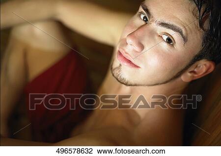 Portrait of a young man View Large Photo Image Stock Image - Portrait of a young man. Fotosearch