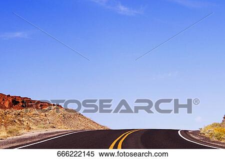Road passing through a landscape, Las Vegas, Nevada, USA View Large Photo Image Stock Photography - Road passing through a landscape, Las Vegas, Nevada, USA. Fotosearch
