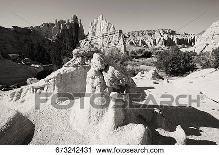 Rock formations on hills View Large Photo Image Stock Image - Rock formations on hills. Fotosearch