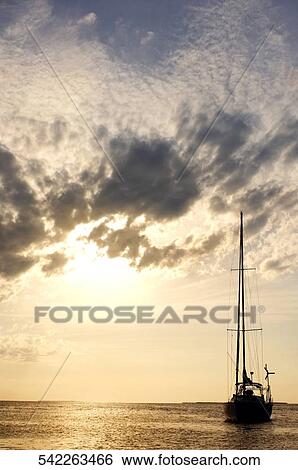 Sailboat in the sea, Florida Keys, Florida, USA View Large Photo Image Stock Photograph - Sailboat in the sea, Florida Keys, Florida, USA. Fotosearch