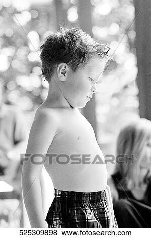 Side profile of a boy thinking View Large Photo Image Stock Photo - Side profile of a boy thinking. Fotosearch