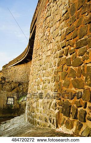 Stone wall of a building, Biarritz, Basque Country, Pyrenees-Atlantiques, Aquitaine, France View Large Photo Image Stock Image - Stone wall of a building, Biarritz, Basque Country, Pyrenees-Atlantiques, Aquitaine, France. Fotosearch