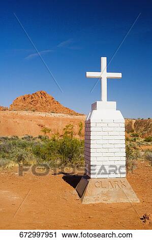 Tombstone of a grave, Las Vegas, Nevada, USA View Large Photo Image Stock Image - Tombstone of a grave, Las Vegas, Nevada, USA. Fotosearch