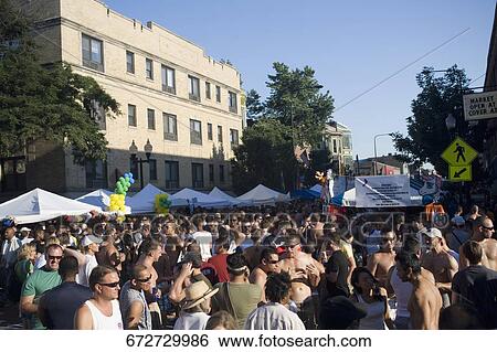 Tourists in front of a building, Boystown, Northalsted, Chicago, Illinois, USA View Large Photo Image Stock Photograph - Tourists in front of a building, Boystown, Northalsted, Chicago, Illinois, USA. Fotosearch