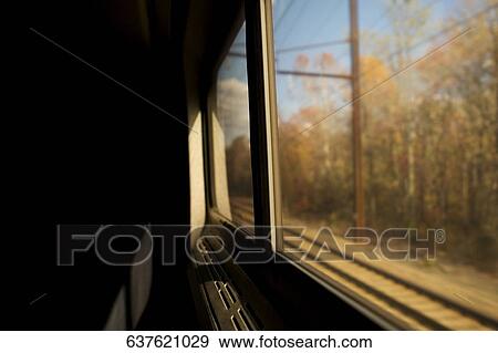 Train from New York to Washington DC, USA View Large Photo Image Stock Photo - Train from New York to Washington DC, USA. Fotosearch