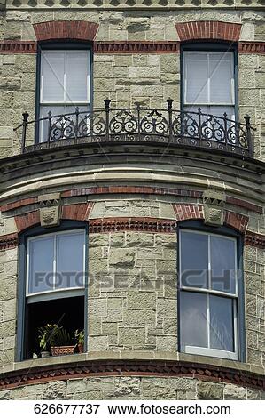 Windows on the wall of a building, Logan Circle, Washington DC, USA View Large Photo Image Stock Photo - Windows on the wall of a building, Logan Circle, Washington DC, USA. Fotosearch