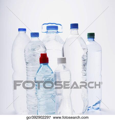 Stock Photo - Assorted bottles of water. Fotosearch
