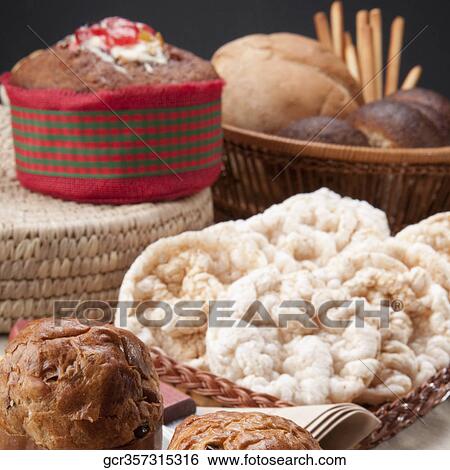 Assorted muffins and breads View Large Photo Image Stock Photograph - Assorted muffins and breads. Fotosearch