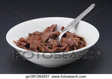 Close-up of a bowl of octopus meat View Large Photo Image Stock Photo - Close-up of a bowl of octopus meat. Fotosearch