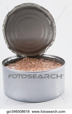 Close-up of a can of tuna View Large Photo Image Stock Photograph - Close-up of a can of tuna. Fotosearch