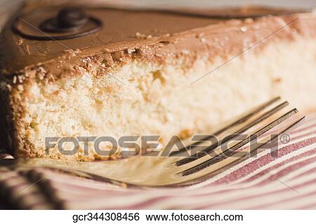 Stock Photograph - Close-up of a chocolate pastry. Fotosearch