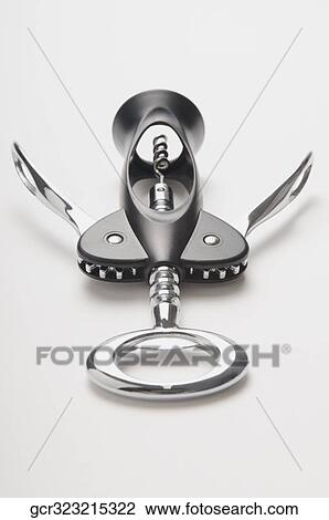 Close-up of a corkscrew View Large Photo Image Stock Image - Close-up of a corkscrew. Fotosearch