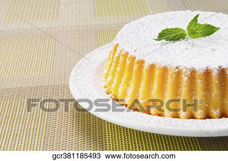 Close-up of a flan cake on a plate View Large Photo Image Stock Image - Close-up of a flan cake on a plate. Fotosearch