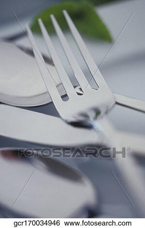 Close-up of a fork View Large Photo Image Stock Photograph - Close-up of a fork. Fotosearch