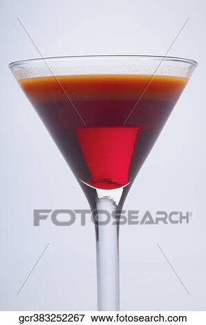 Close-up of a glass of cocktail View Large Photo Image Stock Photo - Close-up of a glass of cocktail. Fotosearch