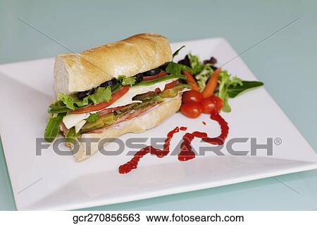 Close-up of a sandwich View Large Photo Image Stock Image - Close-up of a sandwich. Fotosearch