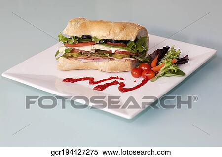 Close-up of a sandwich View Large Photo Image Stock Photography - Close-up of a sandwich. Fotosearch