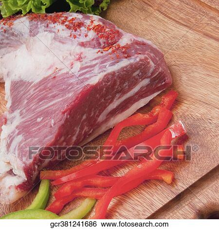 Close-up of a steak with ground red chillies and peppers View Large Photo Image Stock Photograph - Close-up of a steak with ground red chillies and peppers. Fotosearch