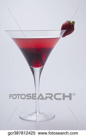 Close-up of a strawberry cocktail View Large Photo Image Stock Photography - Close-up of a strawberry cocktail. Fotosearch