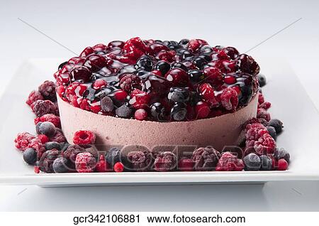 Close-up of an assorted berry mousse View Large Photo Image Stock Image - Close-up of an assorted berry mousse. Fotosearch
